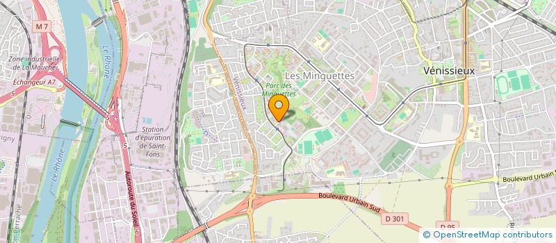 localisation de l'entreprise MONSIEUR HOUCINE BOUJDAY  VENISSIEUX