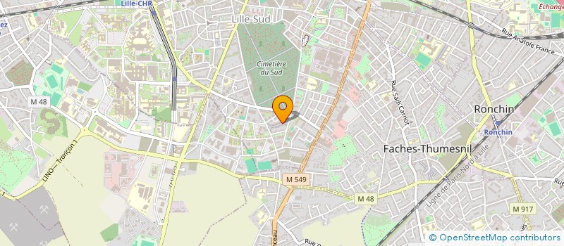 localisation de l'entreprise MONSIEUR HOUCINE BOUKENINE  LILLE