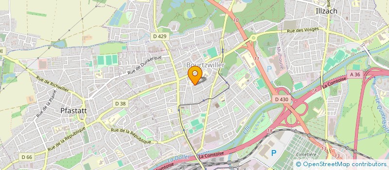 localisation de l'entreprise MONSIEUR HOUCINE BRIGHET  MULHOUSE