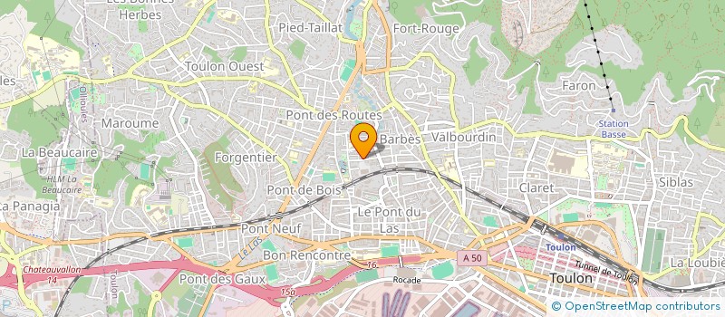 localisation de l'entreprise MONSIEUR HOUCINE CHALGOU  TOULON