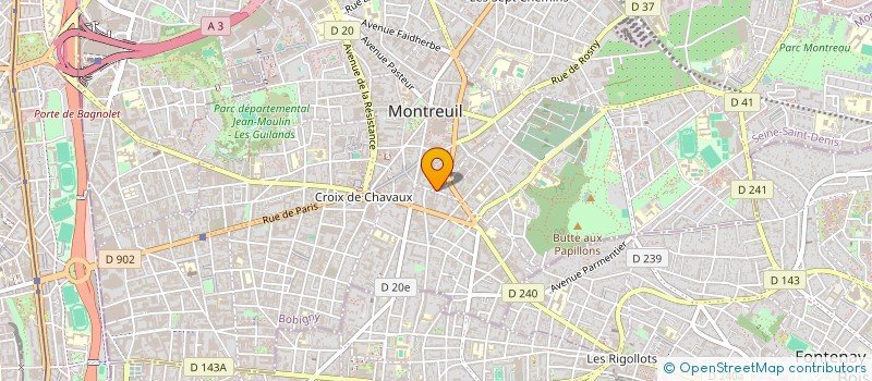localisation de l'entreprise MONSIEUR HOUCINE HADHKI à MONTREUIL