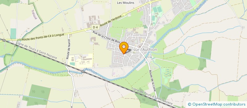 localisation de l'entreprise MONSIEUR HOUCINE HAFSIA  LOIRE-AUTHION