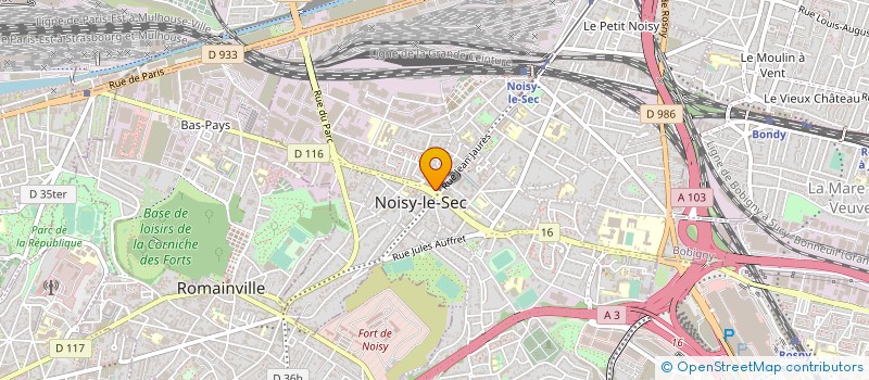 localisation de l'entreprise MONSIEUR HOUCINE HAOUIT à NOISY-LE-SEC
