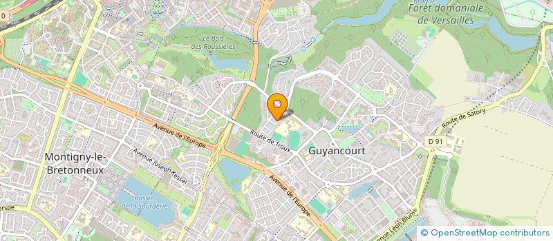 localisation de l'entreprise MONSIEUR HOUCINE KHALIDI  GUYANCOURT