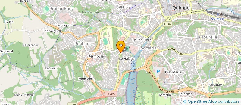 localisation de l'entreprise MONSIEUR HOUCINE MEJRI  QUIMPER