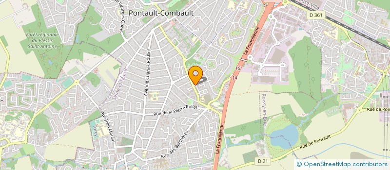 localisation de l'entreprise MONSIEUR HOUCINE MEKIBES à PONTAULT-COMBAULT