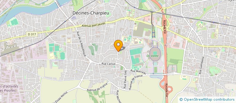 localisation de l'entreprise MONSIEUR HOUCINE OUKRID  DECINES-CHARPIEU