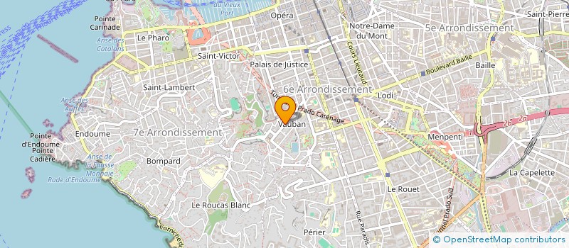 localisation de l'entreprise MONSIEUR HOUCINE SAHNOUNE  MARSEILLE