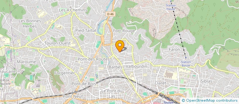 localisation de l'entreprise MONSIEUR HOUCINE SAOUD  TOULON