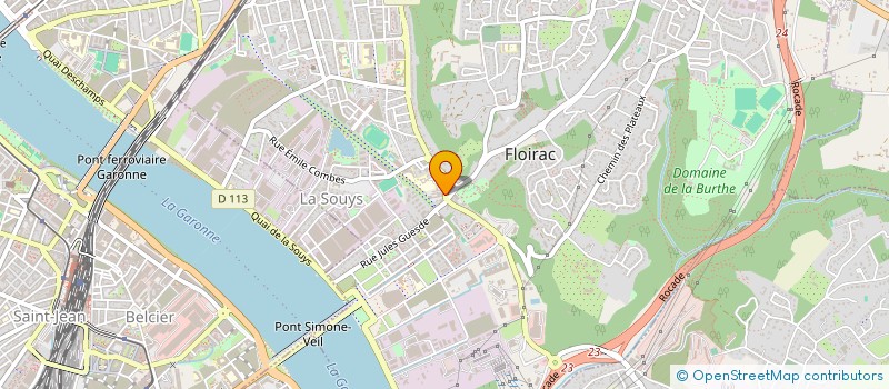 localisation de l'entreprise MONSIEUR HOUDAIFA OUIDAD ACHOUKHI  FLOIRAC