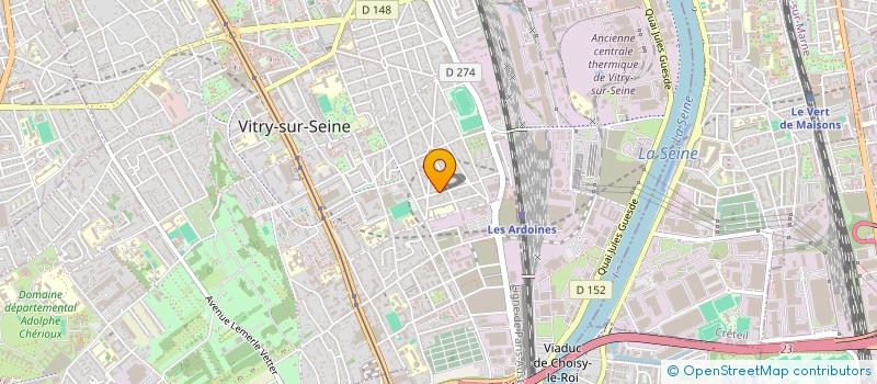 localisation de l'entreprise MONSIEUR HOUDAYFA GHEDDOUCHE  VITRY-SUR-SEINE