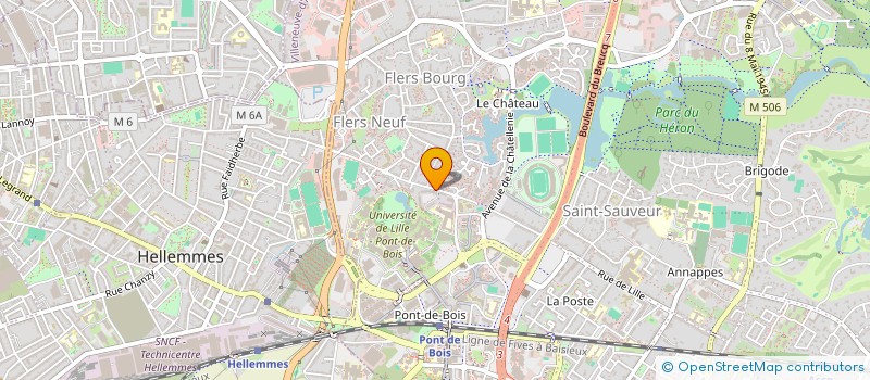 localisation de l'entreprise MONSIEUR HOUDHAIFA ROUIBI à VILLENEUVE-D'ASCQ