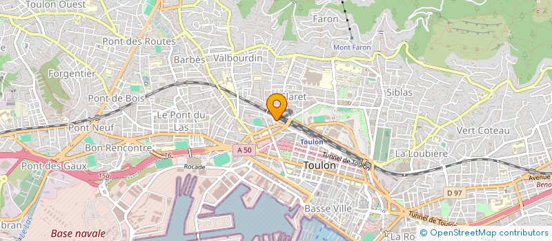 localisation de l'entreprise MONSIEUR HOUDHEIL ABIDI  TOULON