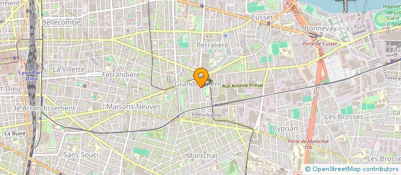 localisation de l'entreprise MONSIEUR HOUDOU GUICHAOUA  VILLEURBANNE