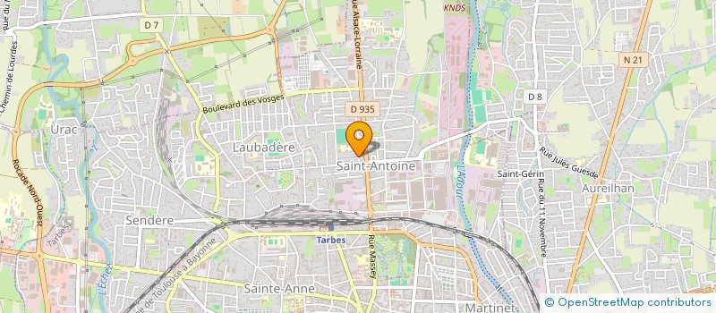 localisation de l'entreprise MONSIEUR HOUEIS HOUEIS  TARBES