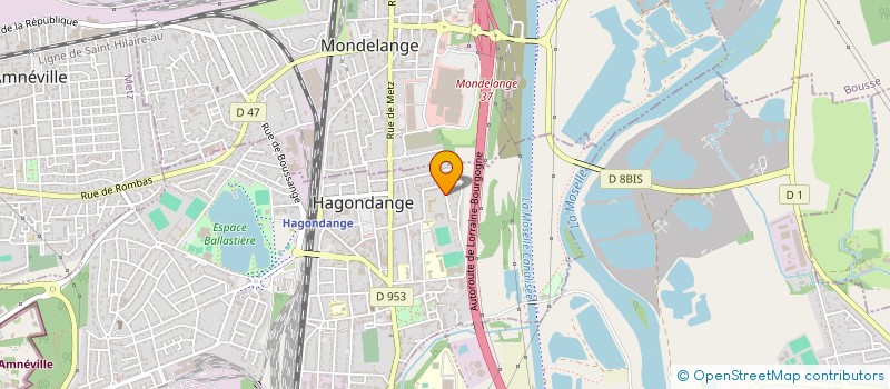 localisation de l'entreprise MONSIEUR HOUIARI BENSAHNOUNE  HAGONDANGE