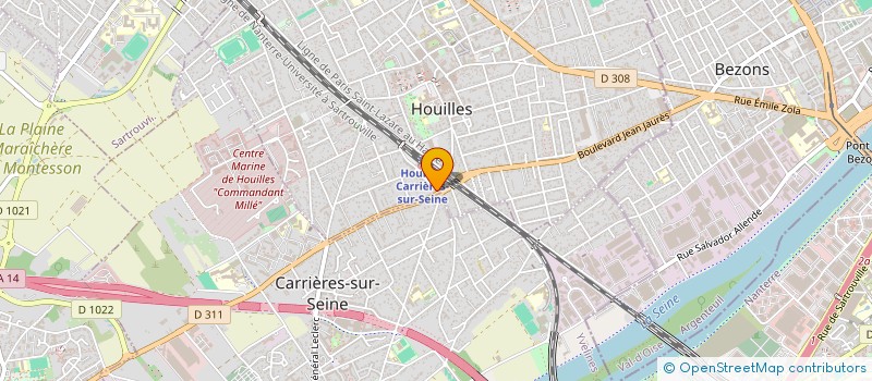 localisation de l'entreprise MONSIEUR HOUILLES KELM  HOUILLES