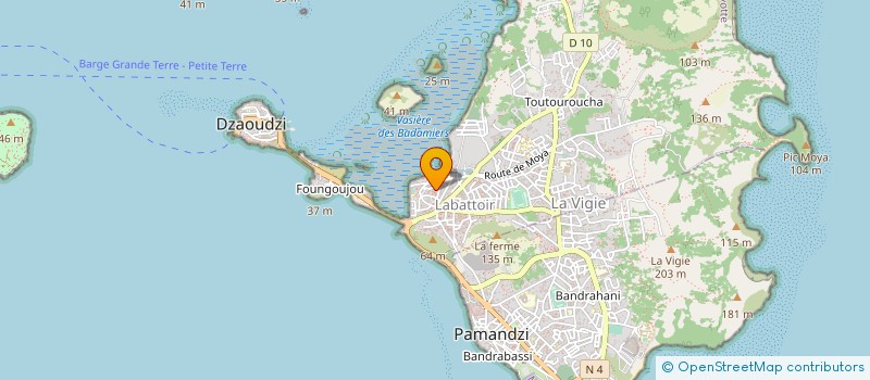 localisation de l'entreprise MONSIEUR HOUMADI BOINALI à DZAOUDZI
