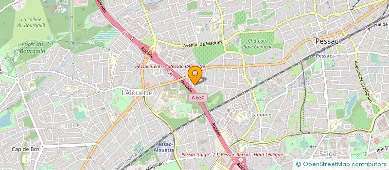 localisation de l'entreprise MONSIEUR HOUMADI DJADIDI  PESSAC