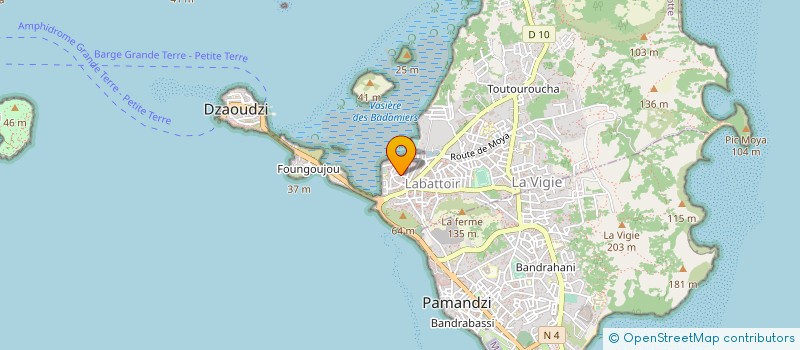localisation de l'entreprise MONSIEUR HOUMADI KAMARDINE à DZAOUDZI
