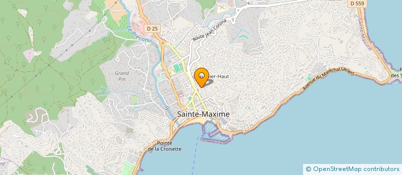 localisation de l'entreprise MONSIEUR HOUMADI KASSIMO à SAINTE-MAXIME