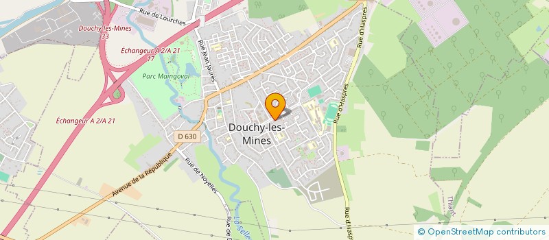 localisation de l'entreprise MONSIEUR HOUMMAD BOUNIHI à DOUCHY-LES-MINES