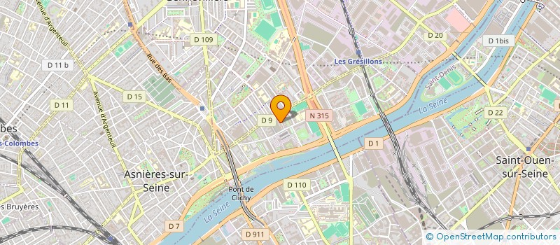 localisation de l'entreprise MONSIEUR HOURIA TAIBIBA  ASNIERES-SUR-SEINE