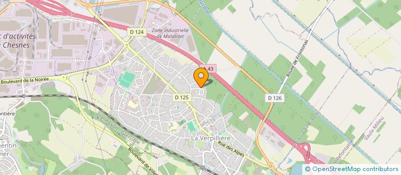 localisation de l'entreprise MONSIEUR HOUSEM BEN GUIRAT  LA VERPILLIERE