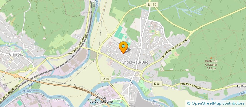 localisation de l'entreprise MONSIEUR HOUSNI CHTANY  CHOISY-AU-BAC