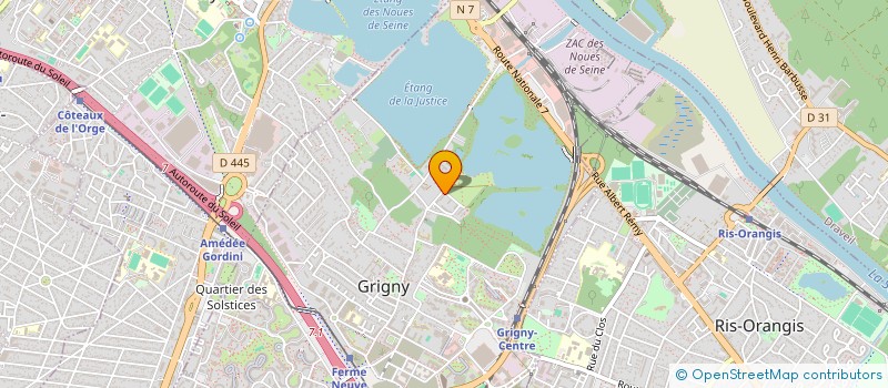 localisation de l'entreprise MONSIEUR HOUSNI M'SA  GRIGNY