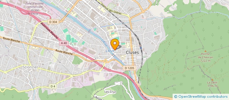 localisation de l'entreprise MONSIEUR HOUSNI YAHIAOUI  CLUSES