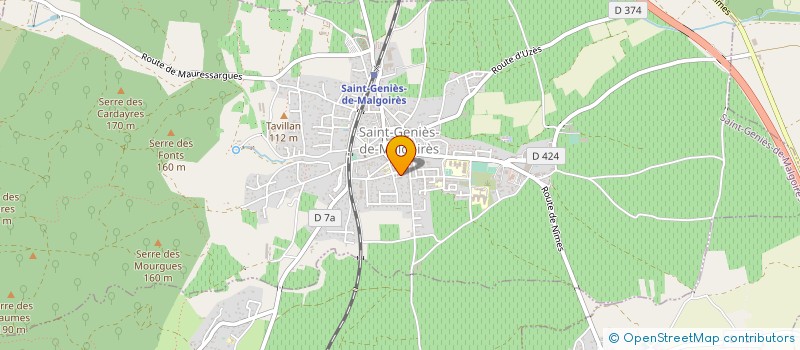 localisation de l'entreprise MONSIEUR HOUSSAIN BOUMAALOUF  SAINT-GENIES-DE-MALGOIRES