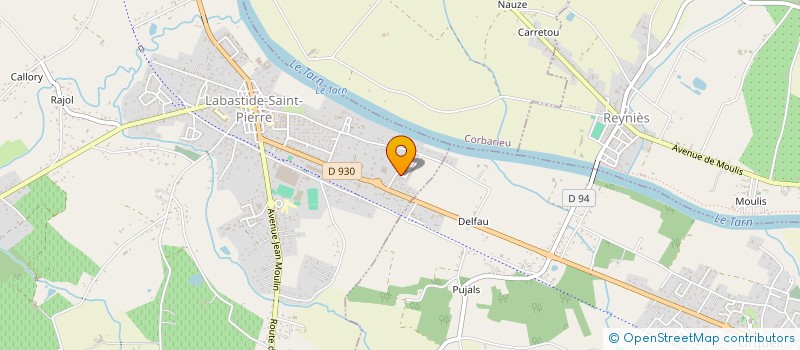 localisation de l'entreprise MONSIEUR HOUSSAIN EDDARKAOUI  LABASTIDE-SAINT-PIERRE