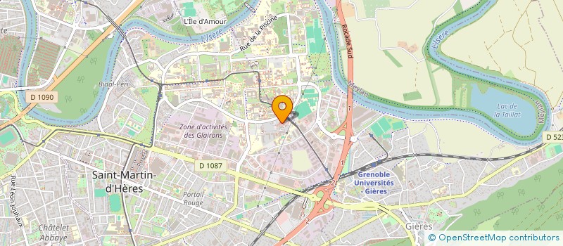 localisation de l'entreprise MONSIEUR HOUSSAIN EL BAKKALI  SAINT-MARTIN-D'HERES