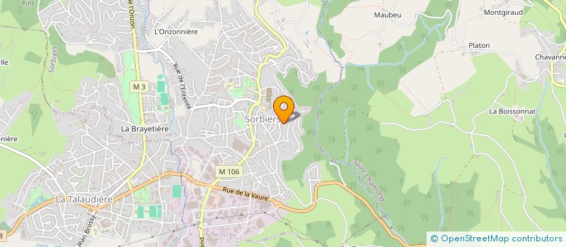 localisation de l'entreprise MONSIEUR HOUSSAM ABBI  SORBIERS