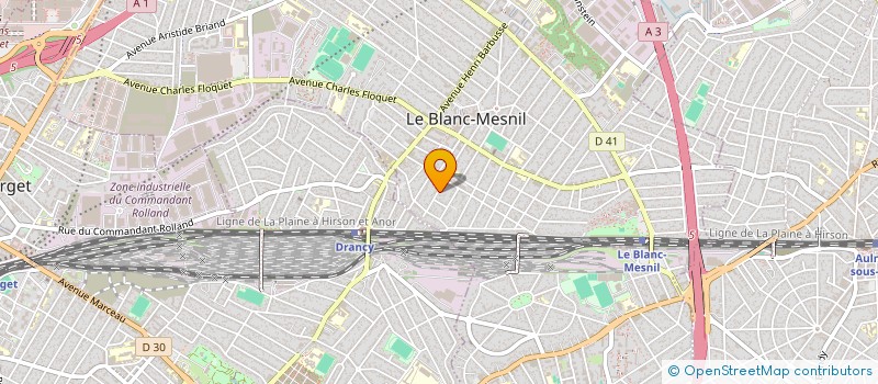 localisation de l'entreprise MONSIEUR HOUSSAM AFHIM à LE BLANC-MESNIL