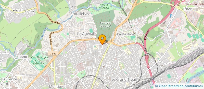 localisation de l'entreprise MONSIEUR HOUSSAM AHMED  LIMOGES