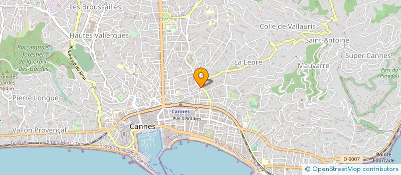 localisation de l'entreprise MONSIEUR HOUSSAM BELATTAR  CANNES