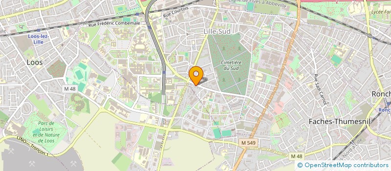 localisation de l'entreprise MONSIEUR HOUSSAM BERRAJAA à LILLE