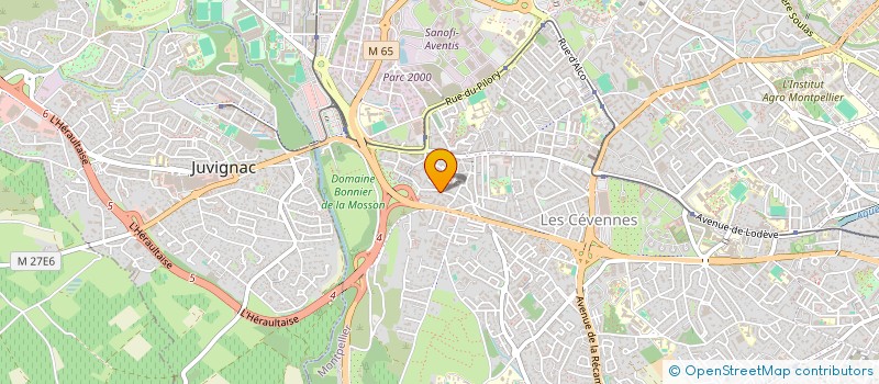 localisation de l'entreprise MONSIEUR HOUSSAM CHATTOU à MONTPELLIER