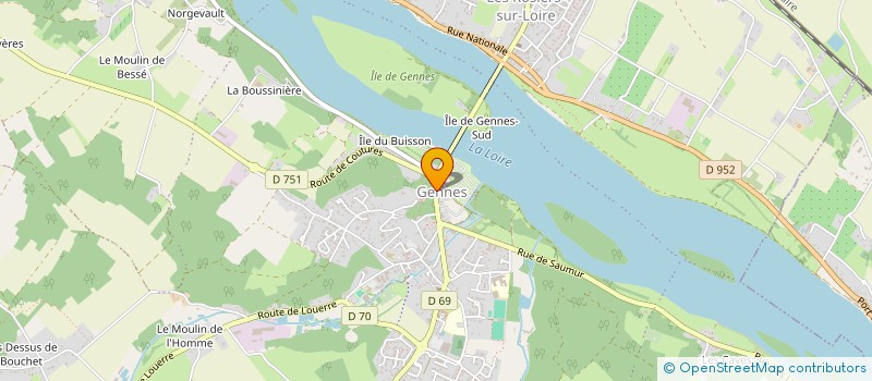 localisation de l'entreprise MONSIEUR HOUSSAM DAHHAN  GENNES-VAL-DE-LOIRE