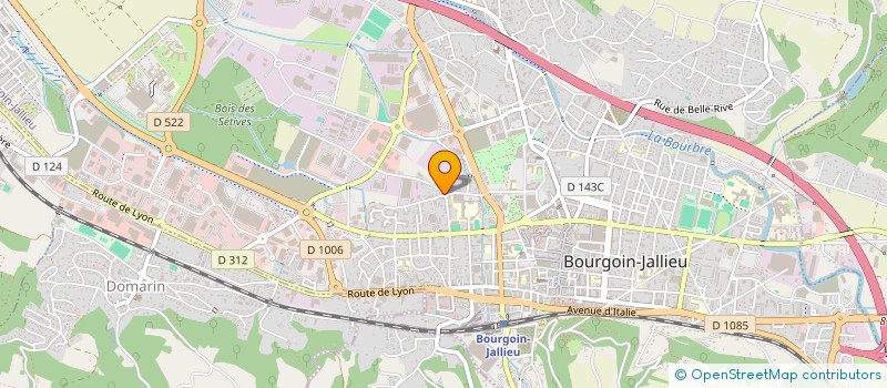 localisation de l'entreprise MONSIEUR HOUSSAM DERRADJI  BOURGOIN-JALLIEU