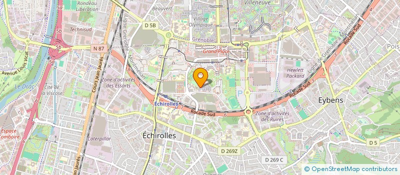 localisation de l'entreprise MONSIEUR HOUSSAM EDDINE BOUBIDI  ECHIROLLES