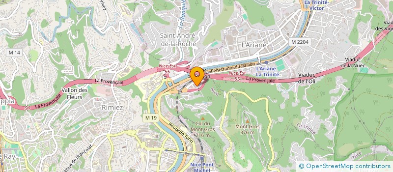 localisation de l'entreprise MONSIEUR HOUSSAM EDDINE ZARRA  NICE