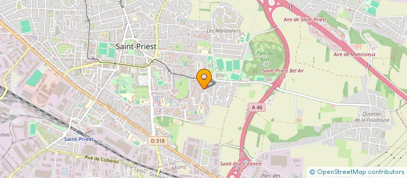 localisation de l'entreprise MONSIEUR HOUSSAM ESSAHALE  SAINT-PRIEST