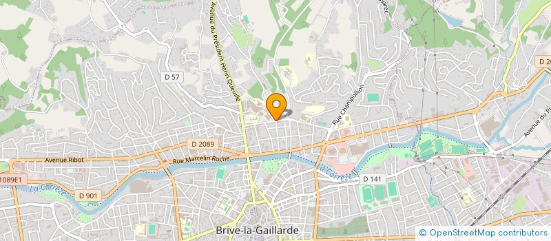 localisation de l'entreprise MONSIEUR HOUSSAM KHADDOUR  BRIVE-LA-GAILLARDE