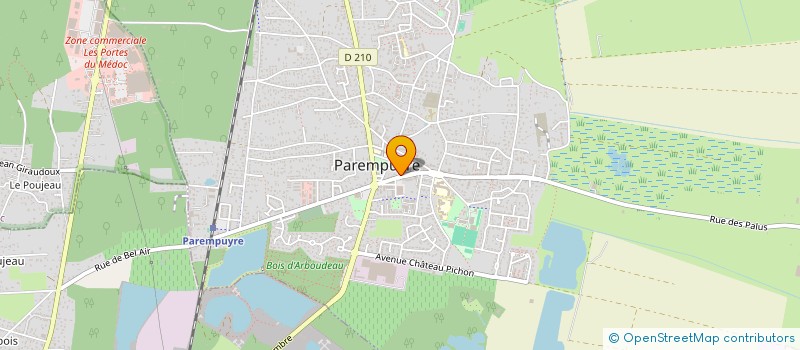 localisation de l'entreprise MONSIEUR HOUSSAM KOUHOUS  PAREMPUYRE