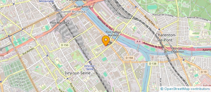 localisation de l'entreprise MONSIEUR HOUSSAM MOHLANE  IVRY-SUR-SEINE