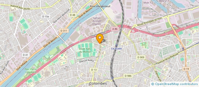 localisation de l'entreprise MONSIEUR HOUSSAM NISSAR à COLOMBES