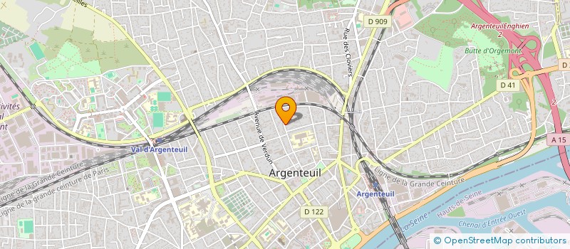 localisation de l'entreprise MONSIEUR HOUSSAM SAADI  ARGENTEUIL